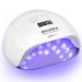 UV LED Nail Lamp For Home Salon NAILGIRLS Professional 150W Gel Polish Nail Dryer Curing Lamps With 4 Timer Presets Auto Sensor Detachable Base Nail Art Tools for Fingernail and Toenail White