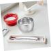 NOLITOY Stainless Steel Shaving Cream Foaming Bowl | Men's Double-Wall Shaving Mug & Accessories for Smooth Shave - Buy Online on SooperMarket.com