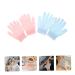 Housoutil Exfoliating Scrub Gloves Set - 2 Pairs Body & Face Scrubbing Mitts for Dead Skin Removal - Loofah Shower Wash Gloves - Thicken Polyester for Ultimate Cleanliness - Buy Online on SooperMarket.com