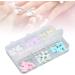 Nail Art Decoration Portable Elegant Nail Care Bowknot Accessories Safe Resin Beautiful for DIY - Buy Online on SooperMarket.com