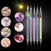 SINEN 5 Pcs Double Ended Nail Design Brushes - Nail Painting Brush Pen Set for Home DIY and Salon - Buy Online on SooperMarket.com