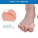 5 Pairs Soft Gel Toe Separator Spacers for Bunion Valgus Correction - Buy Online on SooperMarket.com