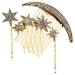 PLAFOPE 1 Set Star Moon Hairpin Hair Accessories Hair Barrettes Hair Side Comb Clip Star Barrettes Star Hairpins Wedding Side Comb Star Hair Clips Hair Clip Side Comb Hair Pin Hair Comb