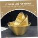 Zerodeko 4pcs Double Layer Insulation Bowl Camping Bowls Noodle Bowl Decorative Soup Bowl Dishes Reusable Ice Cream Bowls Korean Soup Noodles Stainless Steel Bowl Toddler Anti-Scald Pasta 12X12X5.8CMx4pcs Goldenx4pcs - Buy Online on SooperMarket.com