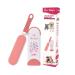Fur Magic Pet Hair Remover Lint Brush With Self-Cleaning Base Improved Handle Double-sided Fur Brush for Dog and Cat Pink Limited Edition Pink Brush