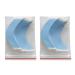 Kliplinc 72 Pieces / Strong Hair Wigs Tape Double Adhesive Extension Tape Strips Waterproof for Toupee/Lace Front Wigs Film CC Shape