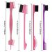 8 Pieces Hair Styling Comb Set for Women - Teasing, Rat Tail, Edge & Back Brushing, Slicking Hair - Edge Control Brush Included - Buy Online on SooperMarket.com