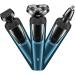 TEMKIN Electric Shaver for Men | 3-in-1 Waterproof Razor USB Rechargeable Rotary Blade & Nose Hair Trimmer | Blue Color - Buy Online on SooperMarket.com