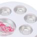 Empty Eyeshadow Makeup Palette - 5pcs Round Metal Pans | DIY Eye Shadow Container for Blush & Brow Powder - International Shipping Available - Buy Online on SooperMarket.com