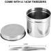 Stainless Steel Disinfection Jar with Tweezers(9cm) - Buy Online on SooperMarket.com