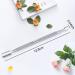 Dual Head Stainless Steel Nail Cuticle Pusher by XCOZU | Professional Nail Cleaner and Trimmer Tool for Gel Polish Removal and Nail Art - Silver - Buy Online on SooperMarket.com