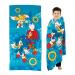 Franco Sonic The Hedgehog Anime Super Soft Lightweight 100% Recycled Bath/Pool/Beach Towel Made from Recycled Plastic Bottles, 58 in x 28 in, (100% Official Licensed Sonic The Hedgehog Product) Sonic Large