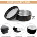Veuwolm Aluminum Travel Cream Can (30 pcs) with Stickers - 15ml Screw Cap for Lip Balm & Cosmetics - Buy Online on SooperMarket.com
