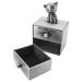 Mogoko Silver Baby First Tooth and Curl Keepsake Box Set - Gender Neutral Kids Teeth Fairy Holder - Buy Online on SooperMarket.com