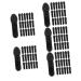 Baluue 500 Pcs Mini Eyeshadow Swab Lip Balm Brush Lip Scrub Brush Eyeshadow Makeup Wand Plastic