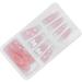 Full Cover False Nail Pink Bow Fake Nails Pink Love Press On Nails Coffin Medium Length Ballerina Nail Art Tips Sets Artificial Nails Press On False Nail Tips - Buy Online on SooperMarket.com