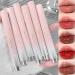 6 Colors Dewy Melting Lipstick High-Shine Glow & Wet Look Glossy Finish Lip Color Vivid Color Gloss Lip Makeup Lip Stain for Women