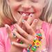 144 Pieces Kids Stick On Nails Full Cover Children False Nails Short Kids Press on Nails Sets Fake Cartoon Nails for Girls - Buy Online on SooperMarket.com
