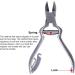 Stainless Steel Ingrown Toenails Clipper for Thick Nail Toe Nail Clippers for Thick Nail Professional Pedicure Nail Cutter for Men Women Seniors - Buy Online on SooperMarket.com