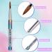 Shine Chance Size 8 Acrylic Nail Brush - 100% Real Kolinsky Art Brush for Acrylic Powder Application - Handmade Manicure Tool for Professional and Beginners - Buy Online on SooperMarket.com