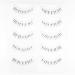 DAODER Bottom Lashes Lower False Eyelashes Natural Wispy Eye Lashes Set Pack Under Lashes Clear Band Fake Eyelashes 5 Pairs 6mm (Bottom Lashes Daring)