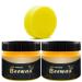 Wood Seasoning Beewax 2 PACK Natural Wood Wax Traditional Beeswax Polish for Furniture Floor Tables Chairs Cabinets