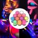 Fluorescent Powder Set - 12 Colors Glow in the Dark Nail Art & Party Decoration | DIY Phosphorus Manicure Accessories for Halloween - Buy Online on SooperMarket.com