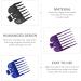 10 pieces limit combs barber shop supplies Hairdressing comb colorful hair clipper guard replacement protective set multi-size hair clipper guide comb - Buy Online on SooperMarket.com