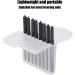 Wax Guard Filters 8Pcs Plastic Hear Clear Filters with Transparent Container Cerumen Stop Cleaning Tool Kit Protective Hearing Assistance Accessories (Black) - Buy Online on SooperMarket.com
