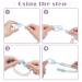 Norhogo 10-Piece Silicone Ring Set for Pacifiers - BPA-Free Ten Colors Baby Silicone Ring Holder - Buy Online on SooperMarket.com