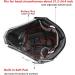 iMeshbean Full Face Protective Mask Helmet with Visor Goggles - Black - Buy Online on SooperMarket.com