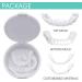 Tistik Cosmetic Veneers - 2 Pairs of Provisional Dentures & False Teeth for Men & Women - Instant Smile & Teeth Whitening - Buy Online on SooperMarket.com