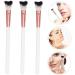 Baluue 3pcs Fish Tail Brush Nose Contour Brushes Highlighter Brush Makeup Brushes Makeup Tool Wooden Handle - Buy Online on SooperMarket.com