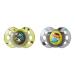 Tommee Tippee Night Pacifier Symmetrical and Orthodontic Shape 18-36 Months Glow in the Dark Set of 2