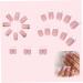 1 Set Press on Nails French Square Fake Nails Full Cover Short Press on Nails Reusable Short Nails Press on Cute Press on Nails Set for Women DIY Home Party - Buy Online on SooperMarket.com