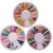 288pcs Mini 3d Fruit Slices Nail Art Slices Tips Cartoon 3d Animal Fruit Flower Wheels Combo Nail Art Stick Nail Art Decor