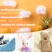 Pillow Fiberfill Stuffing 3.5oz - High Resilience Polyester Cushion Fiber Fill for DIY Crafts and Stuffed Animals - Buy Online on SooperMarket.com