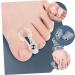 Anneome 4 Pairs Magnetic Splitter Tools for Feet - Pedicure & Yoga Stretcher Dividers for Men & Women - Transparent Valgus Support - Buy Online on SooperMarket.com
