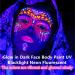 Go Ho Neon Face & Body Paint Palette - UV Glow in the Dark Water Activated Eyeliner for Halloween Makeup & Cosplay Costumes - Buy Online on SooperMarket.com