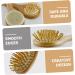 Organic Bamboo Baby Hairbrush Set for Natural Hair Care - Wooden Comb and Soft Wool Bristles for Infant Scalp and Toddler Bathing Essentials - Buy Online on SooperMarket.com