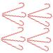 HOLIDYOYO 36 Pcs Christmas Candy Cane Holiday Candy Canes Mini Candy Canes Christmas Tree Candycane PVC. Red
