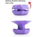 BORDSTRACT 2PCS Makeup Brush Cleaning Folding Bowl Beauty Tool Cleaning Washing Bowl Cute Shaped Soft Silicone Cosmetic Brushes Washing Tool Blue Purple - Buy Online on SooperMarket.com