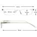 Edison & King Practical Reading Glasses - Premium +1.00 dpt Lenses 2 Stylish Wearing Options International Shipping Available - Buy Online on SooperMarket.com