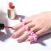50pcs Soft Foam Toe Separators & Finger Dividers - Pink | Nail Art Manicure Pedicure Tools - Buy Online on SooperMarket.com