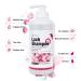 Lunamoon Eyelash Shampoo 1L | Gentle Foam Cleanser for Eyelash Extensions | Makeup Remover & Eyelid Care | Rose Scented Eyelash Foam - Buy Online on SooperMarket.com