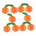 TOYANDONA 10pcs Simulated Fruit Orange Toys Models Artificial Fruits Scene Layout Prop Photo Prop Orange Cabinet Orange Decor Lifelike Orange Model Scene Adornment Modeling Tangerine Pvc