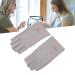 Anti UV Gloves for Gel Nail Lamp Manicure Gloves UV Protection Stretchy Breathable Fingerless Fiber Cotton Nail Lamp Gloves for Home Salon(Gray) - Buy Online on SooperMarket.com