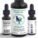 Pet Standards New Vitality Organic Hemp Oil for Dogs & Cats (Made in USA) | Safest & Highest Quality Hemp Oil | Calming, Joint & Pain Relief, Ideal on Treats | 3rd Party Tested | THC Free (1 oz)