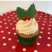 36 Edible Holly Leaves- Christmas Edible Cake Decorations - Buy Online on SooperMarket.com