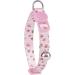 YUDOTE Cat Collars Pack of 2 Colorful Printed Basic Strong Girls Cat Collar Quick Release with Removeable Bell Pink Purple 19-28cm (Pakc of 2) Pink+Purple - Buy Online on SooperMarket.com